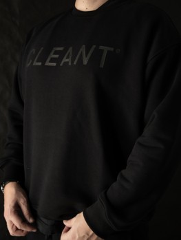 CREWNECK: ALL-BLACK BOLD LOGO®