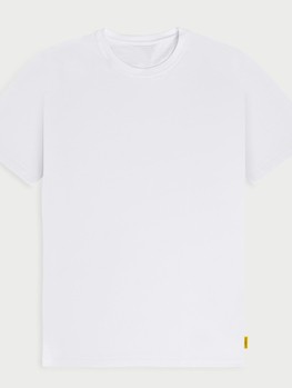 Biały T-shirt basic 3Pac