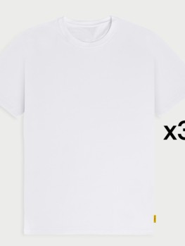 Camiseta blanca basic 3Pac